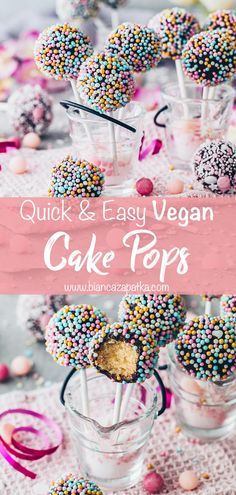 Cake Pops Recipe Easy, Vegan Cake Pops Recipe, Vegan Cake Pops, Cake Pops Recipe, Cake Pop Recipe Easy, Egg Free Cakes, Blueberry Bundt Cake, Lollipop Recipe, Lollipop Cake