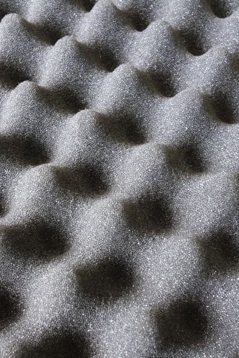 Before you invest in soundproofing foam, you may be curious how it works. The most important thing to know is that foam absorbs sound, it doesn't block it. Learn more about the different types of foam and why they can be helpful. #Soundproofing #Soundproof #SoundproofingTips #SoundFacts #Sound101 #SoundproofingFoam Soundproofing Material, Be Curious, Concrete Texture, Sound Absorbing, Sound Insulation, The Quiet, Noise Reduction, Sound Proofing, The Sound