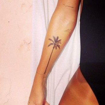 Palm tree, but up inner or outer foot/ankle Inner Arm Palm Tree Tattoo, Palm Tree Arm Tattoos For Women, Palm Tree Inner Arm Tattoo, Palm Tree Tattoo Forearm Women, Palm Tree Tattoo Arm Women, Palm Tree Tattoo Forearm, Tree Tattoo Ribs, Tree Tattoo Shoulder, Palm Tree Tattoo Arm