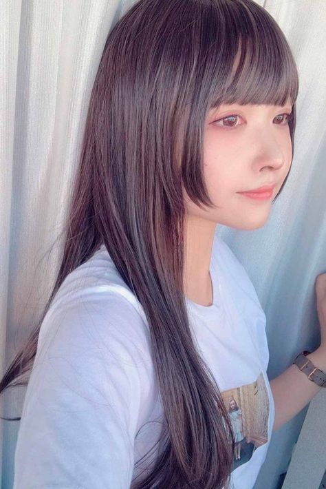 The Hime Cut: Japanese Trend Gone Worldwide ★ Japan Hairstyle, Japanese Haircut, Hime Cut, Anime Haircut, Beyonce Hair, How To Cut Bangs, Japanese Hairstyle, Long Hair With Bangs, Asian Hair