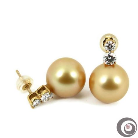 I just added a new item to eBay, AAA Rich Golden South Sea Pearl & Diamond Earrings, 18K Solid Yellow Gold #E2169! #eBay #eBaySeller Pearl Diamond Earrings, Golden South Sea Pearls, Pearl And Diamond Earrings, Sea Pearl, South Seas, South Sea Pearls, Pearl Diamond, Cultured Pearls, Solid Yellow