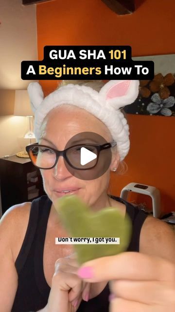 Liz Wadden | Face Yoga Specialist on Instagram: "Gua Sha 101 Tutorial  Ready to sculpt and glow?   Follow my simple Gua Sha instructions and watch your face transform!  Consistency is key to achieving that beautifully sculpted look.   Comment “GUA SHA” for my gua sha set of choice!  #GuaSha #BeautyRoutine #SculptedSkin #Skincare #glowup #faceyoga #firmerskin #brighterskin #lymphaticdrainage" Double Chin Exercises Gua Sha, Gua Sha For Hooded Eyes, Guasha Tutorial, Guasha Massage Faces, Facial Techniques, Wrinkles Remedies, Wrinkles Remedies Face, Gua Sha Set, Face Sculpting