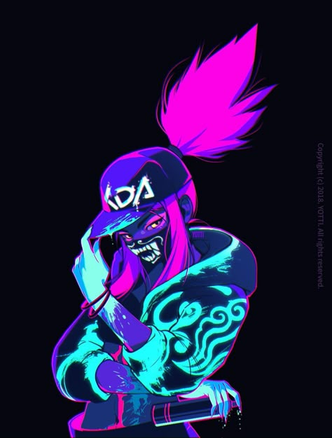 All Rights Reserved, League Of Legends, Neon, Tattoos, Hair, Pink