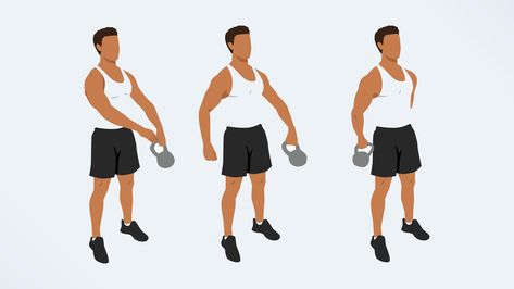 5 best kettlebell exercises for beginners to chisel full-body strength and muscle | Tom's Guide Kettlebell Around The World, Kettlebell Exercises For Beginners, Kettlebell Snatch, Kettlebell Clean, Best Kettlebell Exercises, Desk Workout, Exercises For Beginners, Kettlebell Exercises, Arms And Abs