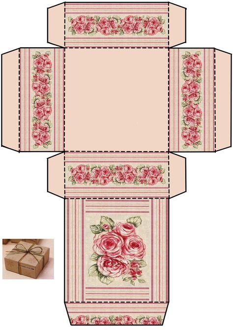 #Miniature #Printable box                                                       … Printable Box Templates Patterns, Paper Craft Box Printable Templates, Printable Box Pattern, Cute Box Template Printable, Miniature Boxes Printable, Paper Craft Miniature, Box Patterns Templates, Box Patterns Printable, Paper Box Printable