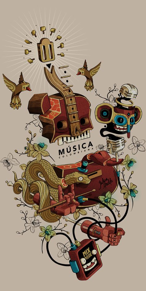 Showcase and discover creative work on the world's leading online platform for creative industries. Ilustrasi Dan Poster, Art Musical, Comics Illustration, Music Illustration, Illustration Photo, Art Pop, Illustrations And Posters, Indie Rock, Magazine Covers