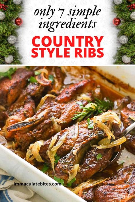 Pork Bone In Country Style Ribs Oven Baked, Recipes Using Country Style Pork Ribs, Pork Loin Rib End Country Style Ribs, Bone In Country Style Pork Ribs Crockpot, Western Pork Ribs Recipe, Country Pork Ribs In The Oven, Pork Shoulder Ribs Recipes, Pork Shoulder Country Style Ribs Recipes, Rib Ends Recipe