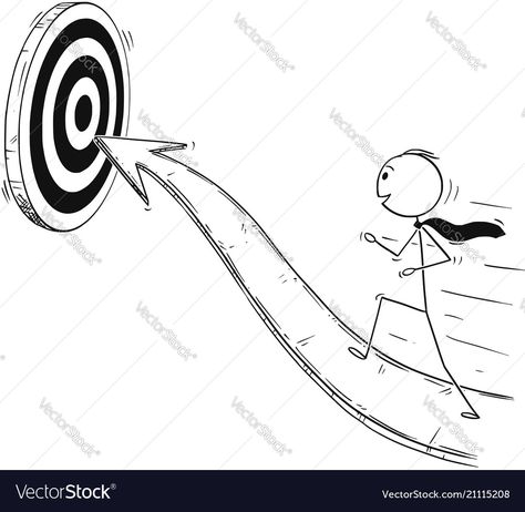 Goals Doodle, Successful Drawing, Stick Man Drawing, Success Drawing, Stick Men Drawings, Arrow Vector, Conceptual Sketches, Man Drawing, Clap Clap