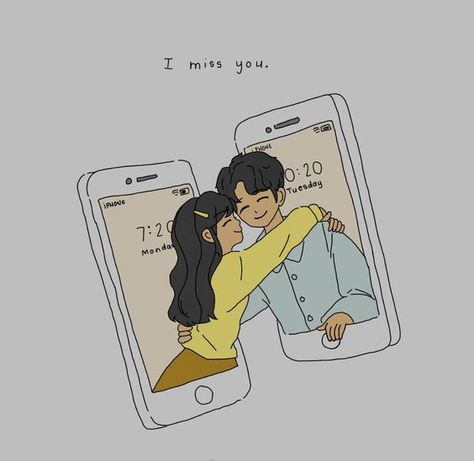 Long Distance Love Wallpaper, Long Distance Relationship Images, Long Distance Couple Wallpaper, Couple Picture Drawing, Long Distance Wallpaper, Cute Cartoon Couple Images, Long Distance Relationship Wallpaper, Long Distance Photo Ideas, Long Distance Relationship Anime