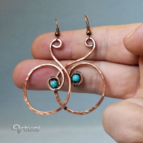 Wire wrapped turquoise