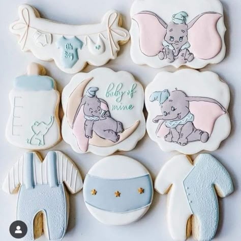 Dumbo Baby Shower Theme, Baby Dumbo, Baby Shower Theme Decorations, Disney Baby Shower, Baby Mine, Cake Party, Boy Baby Shower Themes, Baby Shower Inspiration, Baby Themes