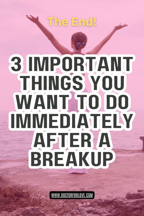 3 Ways to make getting over your recent breakup easier than you imagined/ Breakup Recovery/ Get over a breakup/ Things to do after you break up with someone Recovery After Breakup, Getting Over A Break Up, How To Get Over A Break Up, Things To Do After A Breakup, What To Do After A Breakup, Breaking Up Over Text, Get Over A Breakup, Moving On After A Breakup, Post Break Up