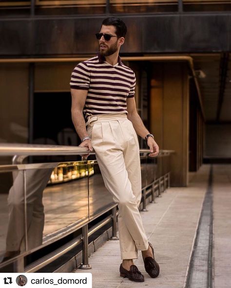 Venice Outfit, Gurkha Pants, Old Money Summer Outfits, Old Money Summer, Gentleman Fashion, Mens Casual Suits, Dandy Style, Casual Linen Pants, Pants Outfit Men