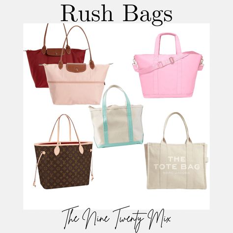 Sorority Rush Bag Essentials - The Nine Twenty Mix Sorority Rush Bag, Rush Bag Essentials, Rush Bag, Sorority Rush Week, Sorority Resume, Sorority Rush Outfits, Packing Essentials List, Rush Week, Sorority Rush