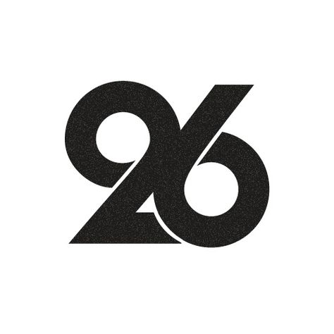 Contraband Numbers Project: 26 of 365 26 Number Design, 26 Number, Numbers Typography, Inspiration Logo Design, Banner Design Inspiration, Typography Branding, Number Design, Logo Number, Anniversary Logo