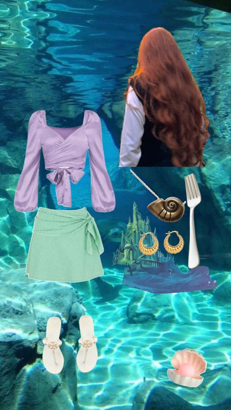 modern ariel Modern Ariel, Disney Princess Outfits, Halloween Inspo, Princess Outfits, Halloween Theme, Halloween Themes, Ariel, Disney Princess, Halloween