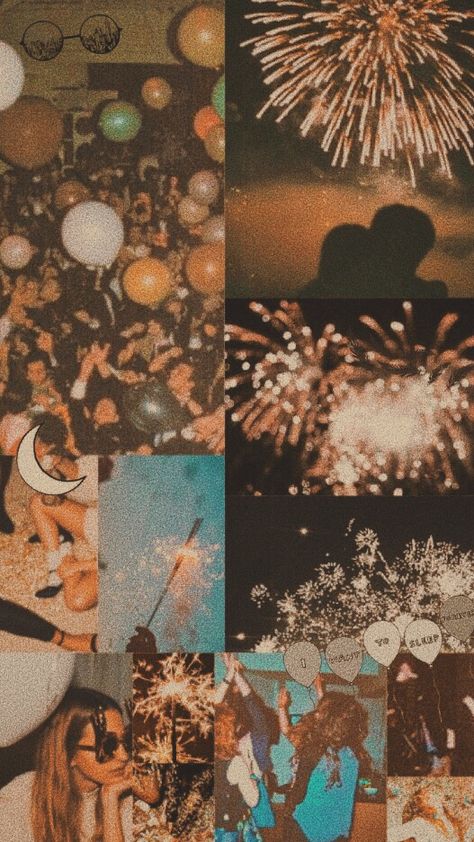 New Year Collage Wallpaper, New Years Collage Wallpaper, New Year’s Wallpaper, Nye Wallpapers, New Years Collage, New Years Aesthetic Wallpaper, New Years Eve Aesthetic Wallpaper, Aesthetic New Years Wallpaper, New Years Wallpaper Aesthetic