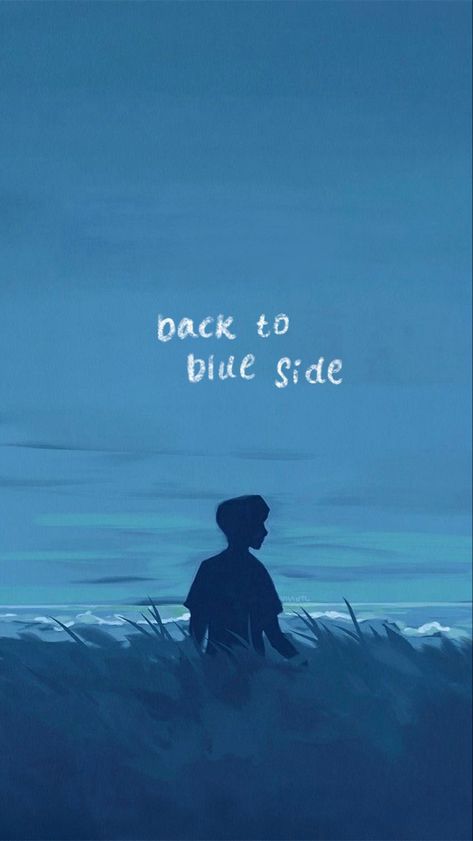 Blueside Jhope Lyrics, Blue Side Wallpaper Jhope, Blue Bts Wallpaper, Hope World Wallpaper, Jhope Lyrics, Bts Blue Wallpaper, Bts Hidden Wallpaper, Blue Side Jhope, Vintage Wallpaper Lockscreen