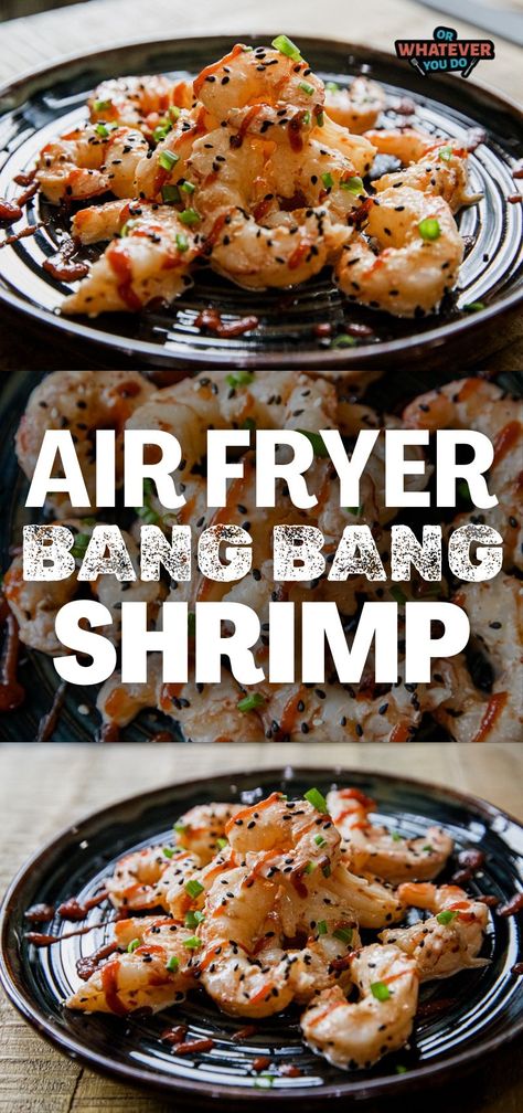 Air Fryer Bbq Shrimp, Air Fryer Seafood Recipes, Leftover Shrimp Recipes, Bang Bang Shrimp Air Fryer, Shrimp Air Fryer Recipes, Bang Bang Shrimp Bonefish Grill, Easy Bang Bang Shrimp, Air Fryer Shrimp Recipes, Shrimp In Air Fryer