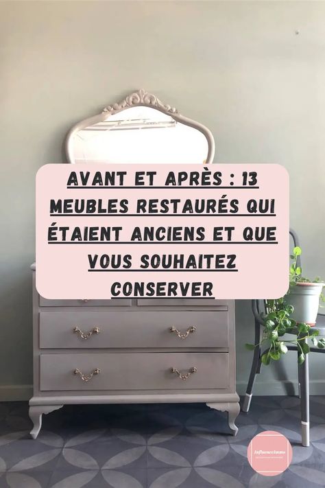 13 Meubles Anciens Qui Ont Été Restaurés et Le Résultat Est Bluffant Child Furniture, Kids Furniture, Diy Home Decor, Blogging, Diy Decor, Home Diy, Sweet Home, Furniture, Home Decor