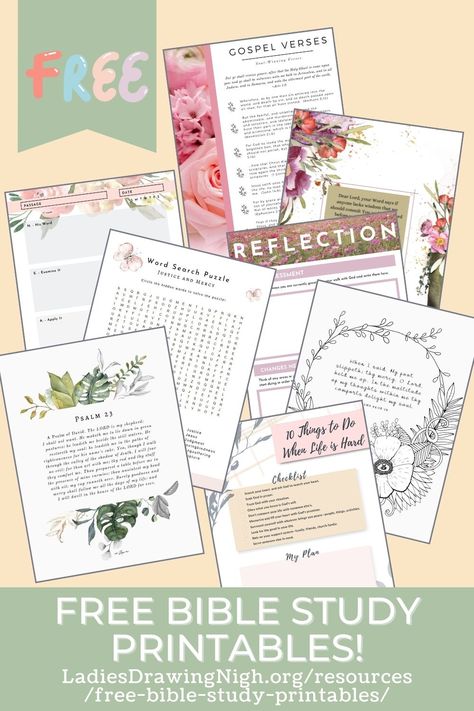 Fun Printable Activities, Free Bible Study Printables, Office Printables, Free Bible Printables, Bible Reading Plans, Bible Study Materials, Bible Study Worksheet, Study Printables, Bible Journaling Printables