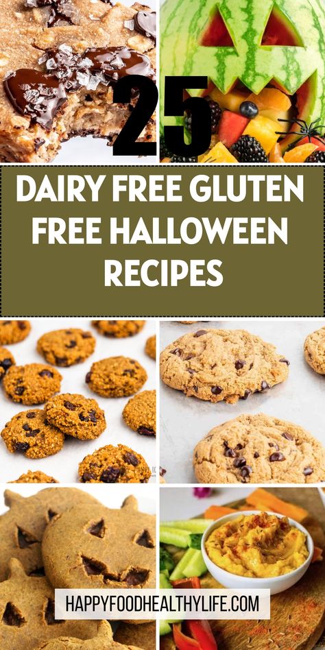 Dive into the spooky spirit of Halloween with these delightful vegan and gluten free recipes! Whether you're hosting a party or just celebrating at home, these allergy-friendly treats are perfect for everyone to enjoy. From savory snacks to sweet desserts, there's something for everyone in this collection. Gluten Free Halloween | Gluten Free Halloween Treats | Vegan Halloween Food | Vegan Halloween Recipes | Gluten Free Spooky Snacks | Halloween Food Gluten Free | gluten free halloween recipes | Gf Halloween Food, Gf Df Halloween Treats, Vegan Gluten Free Halloween Treats, Gluten And Dairy Free Halloween Recipes, Halloween Appetizers Gluten Free, Gluten Free Dairy Free Halloween Recipes, Gluten Free Halloween Food For Party, Gf Halloween Treats, Gluten Free Halloween Treats Easy