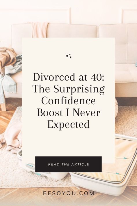 No one expects to be divorced at 40. But with a new found inner strength and wisdom about relationships, you may surprise yourself with new confidence. How To Divorce Peacefully, I Want Peace, Best Marriage Advice, About Relationships, Never Expect, Extraordinary Life, Good Marriage, Tears Of Joy, Confidence Boost