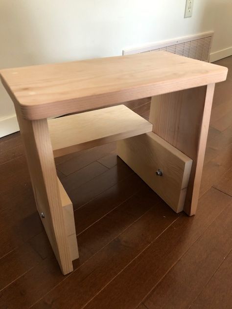 Folding Wooden Step Stool, Folding Step Stool Diy, Bathroom Stool Diy, Diy Toddler Step Stool, Step Stool For Bed, Step Stool Diy, Potty Stool, Stool Diy, Shower Step