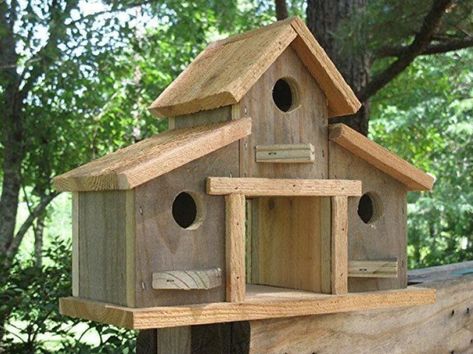 Barn Birdhouse, Barn Birdhouses, Homemade Bird Houses, Bird Houses Ideas Diy, Beautiful Birdhouses, Handmade Birdhouses, Birdhouses Rustic, Wood Birdhouses, Bird House Feeder