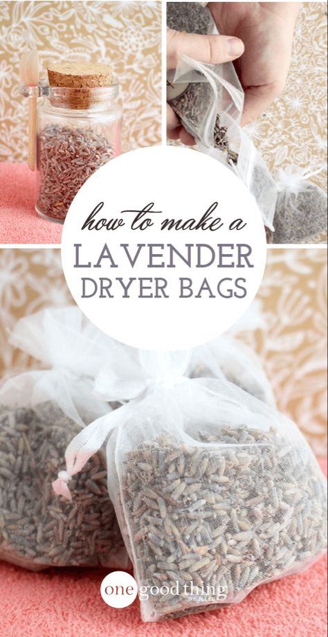 Learn how easy it is to make lavender-scented dryer bags. You'll love the way your clothes smell, and you can reuse them again and again! Lavender Dryer Bags, Diy Lavender, Lavender Crafts, Organization Diy, Lavender Bags, Safe Cleaning Products, Beauty Diy, Diy Cleaners, Cleaning Recipes