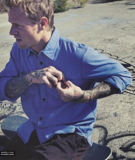 Anthony Van Engelen, Skateboard, Work Wear, Van, Mens Outfits, Tattoos