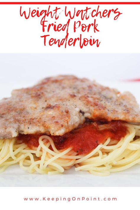 Weight Watchers Fried Pork Tenderloin - my kids love this for dinner! Cafe Rio Sweet Pork Recipe, Fried Pork Tenderloin, Pineapple Pork Chops, Ground Pork Recipes, Weight Watchers Meal Plans, Pineapple Pork, Pulled Pork Leftovers, Glazed Pork Chops, Glazed Pork