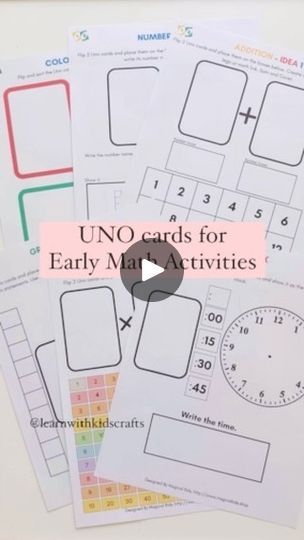 17K views · 1.5K reactions | Comment “YES” for direct link to this 24 page resource that works on on early math activities.

Ideal for preschoolers and kindergarteners, these activities utilize the colorful and familiar UNO cards to work on:

Counting with 10 frame
Tally marks and subitizing
Number names
Before and After
Greater or Lesser
Odd and Even
Single and Double Digit Addition
Subtraction
Multiplication
Place value
Pattern
Domino Matching
Color Sorting
Clock

Be sure to follow me to get the link in DM. If not, check the request folder.

#kidsactivities #mathproblems #preschoolactivities #handsonlearning #mumlife #momlife #simpleactivities #kindergartenactivities #earlyyears #earlychildhoodeducation #learningathome 
 @uno | Nisha Yadav| Your Key to Easy Learning Activities | rashan.m Rashan Mh, Easy Learning Activities, Number Names, Kinder Centers, Double Digit Addition, Uno Cards, Tally Marks, Math Intervention, 5th Grade Science