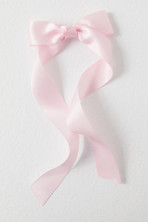 Put the finishing touch on your tresses with this feminine accessory that features a dainty satin bow with an easy clip closure for all-day wear. | Petite Bow by Free People in Pink Pink Hair Bows, Pink Ballerina, Pink Fits, Birthday Wishlist, Satin Bow, Bow Hair Clips, Bow Clips, Christmas Wishlist, Pink Ribbon