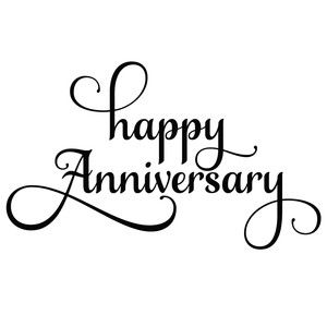 Silhouette Design Store - Browse Designs Happy Anniversary Typography, Happy Anniversary Calligraphy Design, Happy Anniversary Stickers, Anniversary Calligraphy, Happy Anniversary Lettering, Wedding Anniversary Design, Happy Aniversary, Happy Birthday Calligraphy, Anniversary Letter