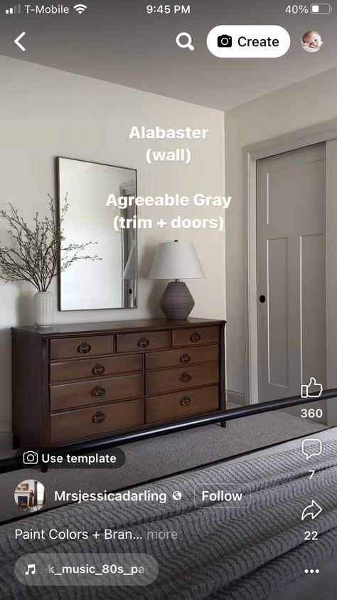 Grey Walls With Grey Trim, Gray Walls With Gray Trim, Grey Living Room Walls, Agreeable Gray Living Room, Grey Walls Living Room, Agreeable Gray, Grey Trim, Living Room Grey, Grey Walls