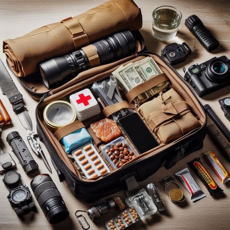 Top 10 Essential Items for a Bug-Out Bag: A Guide to Must-Have Gear for Emergencies | Tac Essentials Top Survival Items, Home Emergency Kit, Bug Out Kit, Bug Out Gear, Prepper Gear, Survival Essentials, Civil Unrest, Survival Backpack, Survival Items