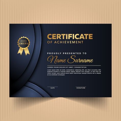 Certificate Of Appreciation Design, Certificate Design Inspiration, Awards Certificates Design, Appreciation Design, Certificate Model, Certificate Layout, Creative Pizza, Certificate Of Achievement Template, Award Template