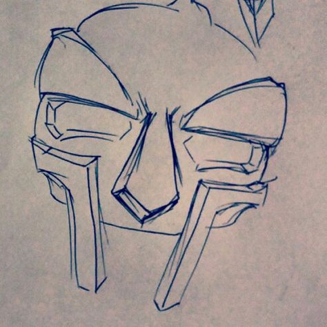 Mr Doom Drawing, Mf Doom Mask Drawing Simple, Mf Doom Drawing Sketch, Art Sketches Graffiti, Mf Doom Drawing Easy, Mf Doom Art Drawing, Mf Doom Doodle, Mf Doom Sketch, Mf Doom Mask Drawing