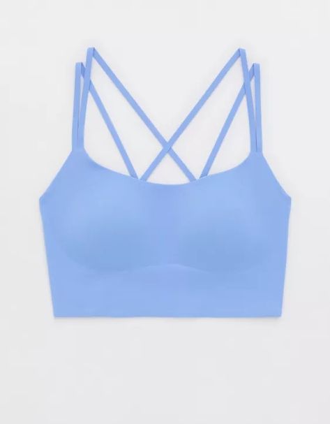 OFFLINE By Aerie Real Me Hold Up! Sports Bra Lululemon Stuff, Preppy Christmas List, Aerie Top, Aerie Bra, Athletic Attire, American Eagle Aerie, Aerie Offline, Aerie Bras, Lululemon Outfits