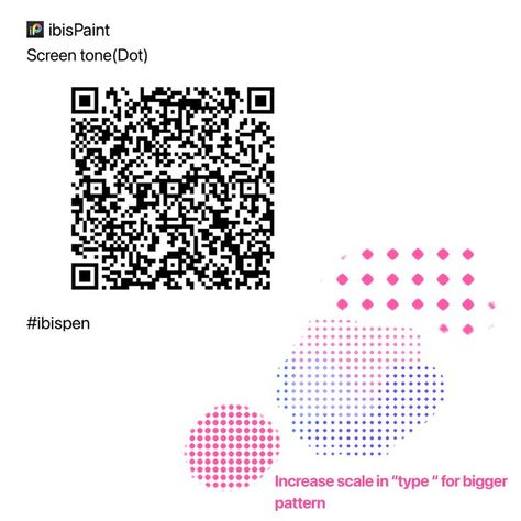 Ibis Paint X Brushes Qr Code Halftone, Ibis Paint Brush Qr Code Pattern, Ibispaint Halftone Brush, Halftone Brush Ibis, Dots Brush Ibis Paint, Ibispaint Pattern Brush, Ibis Pattern Brush, Confetti Ibis Paint Brush, Effect Brush Ibis Paint