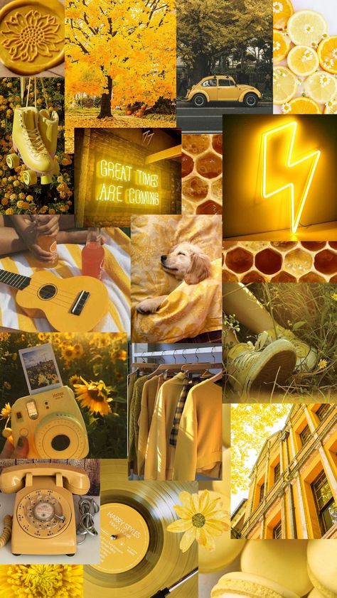 #moodboard #visionboard #yellow Yellow Mood Board Aesthetic, Yellow Vision Board, Yellow Moodboard Aesthetic, Yellow Aesthetic Moodboard, Yellow Mood Board, Moodboard Yellow, Yellow Moodboard, Vibe Board, Yellow Board