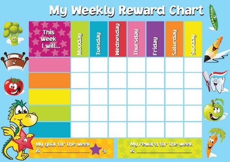 Rewarding Charts for Kids | Learning Printable Preschool Reward Chart, Weekly Reward Chart, Star Chart For Kids, Reward Chart Template, Good Behavior Chart, Toddler Reward Chart, Child Behavior Chart, Printable Reward Charts, Incentive Chart