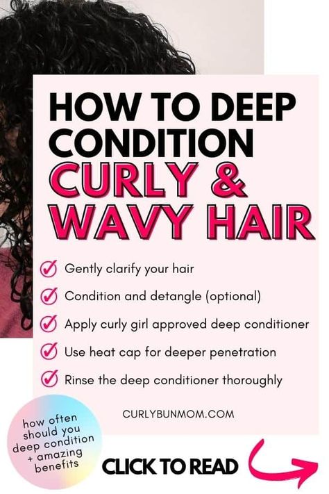 How To Fix Damaged Curly Hair, Deep Conditioner For Curly Hair, How To Deep Condition, Curl Waves, Damaged Curly Hair, Conditioner For Curly Hair, Deep Hair Conditioner, Curl Care, Puffy Hair