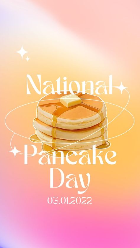 #nationalpancakeday #pancakes #pancakeday Pancake Poster, National Pancake Day, Pancake Day, Science Poster, Pancakes, Movie Posters, Film Posters