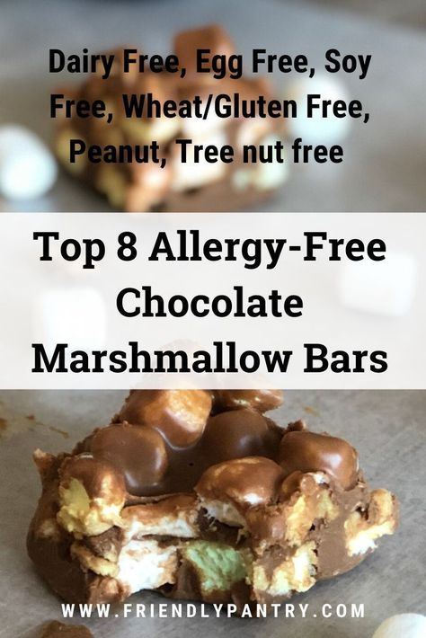 Dairy Egg Peanut Free Recipes, Soy Free Dairy Free Desserts, Dairy Free And Nut Free Desserts, Egg Free Bars, Egg And Peanut Free Recipes, Allergen Free Dessert Recipes, Peanut Free Desserts Allergies, Nut And Egg Free Desserts, Egg And Nut Free Desserts