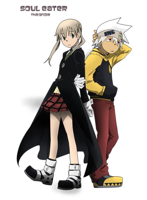 Soul and Maka Maka And Soul Halloween, Maka Soul Eater Halloween Costume, Maka And Soul Cosplay, Soul Eater Poses Duo, Mama Soul Eater, Maka X Soul Fanart, Soul Eater Costume, Maka Cosplay, Soul Eater Couples