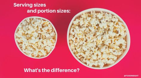 Servings Sizes and Portion Sizes: Making Smaller Sizes the New Normal Again – Food Insight Nutrition Facts Label, Portion Sizes, Information Age, Nutrition Labels, Packaged Food, New Normal, Healthy Food Choices, The New Normal, Mindful Eating