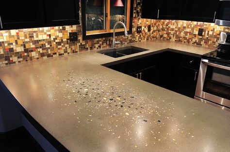 Making Concrete Countertops, Modern Kitchen Countertops, Cultured Marble Countertops, Kitchen Countertops Concrete, Concrete Countertops Colors, Kitchen Remodel Countertops, Concrete Countertops Kitchen, Kitchen Countertop Materials, Exterior Decoration