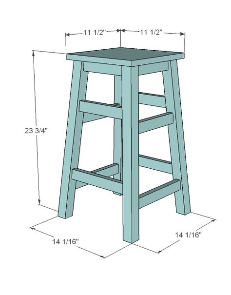 Simplest Stool - make the legs any size you need for the space... Simple Stool, Diy Bar Stools, Diy Stool, Kursi Bar, Into The Wood, Diy Bar, Wood Bar Stools, Diy Holz, Wood Stool